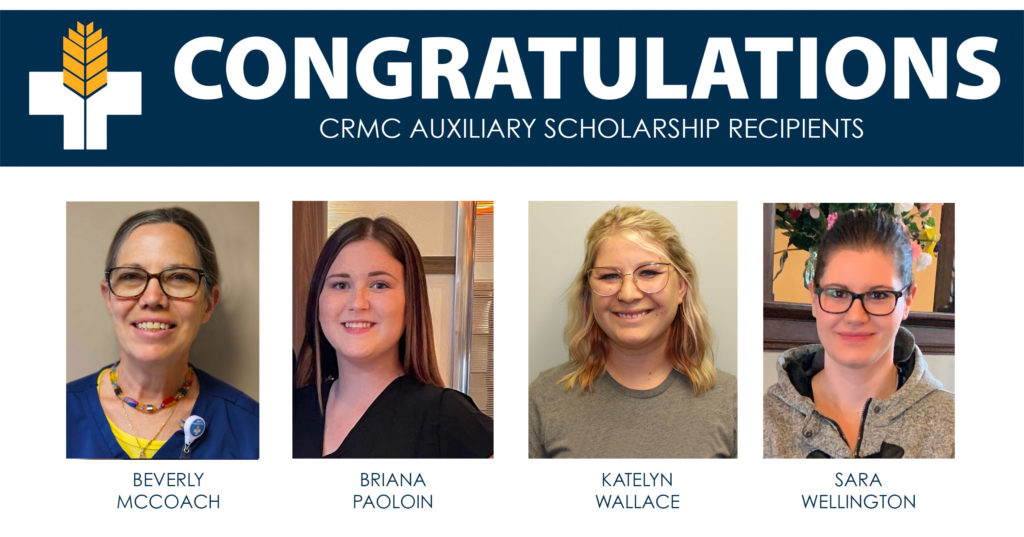 CRMC Foundation Announces the CRMC Auxiliary Scholarship Winners