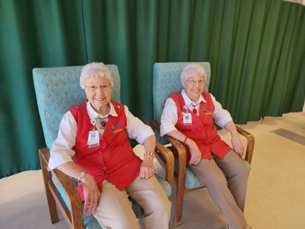 94-year-old twins reminisce on 4 decades of volunteering at CRMC
