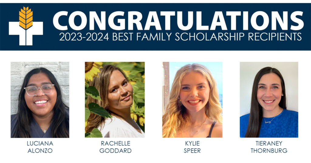 Announcing the recipients of the 2023-2024 Best Family Scholarship